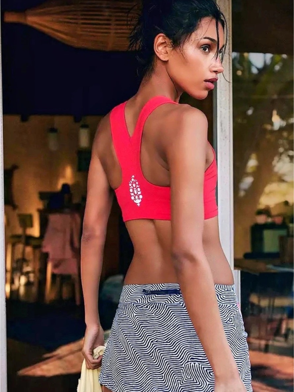 NWOT FP Movement Movement Win Win Bra in Grapefruit Crush Color